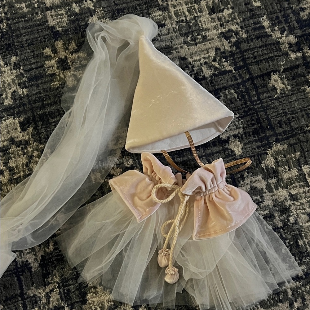 Elegant Cream and Pink Costume Set
